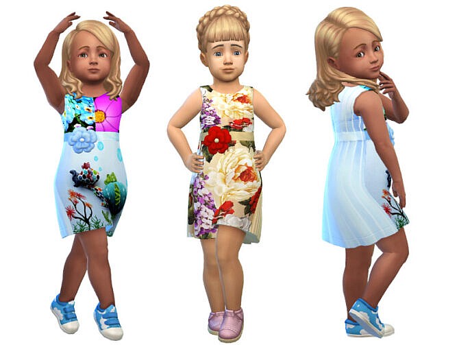 Sims 4 Toddler dress at Louisa Creations4Sims