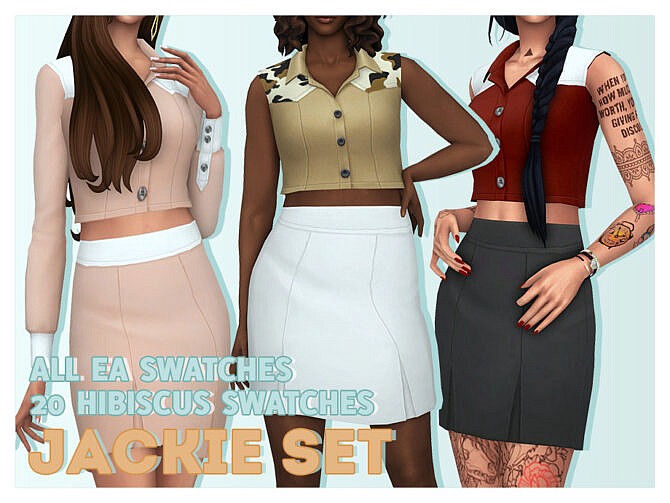 Sims 4 Jackie SET by Solistair at TSR