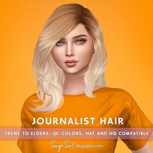 Journalist Messy Hair