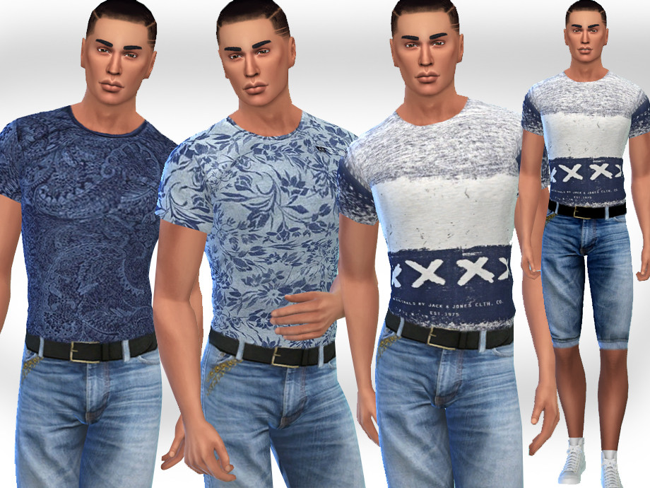 Cool Men Tops by Saliwa at TSR » Sims 4 Updates