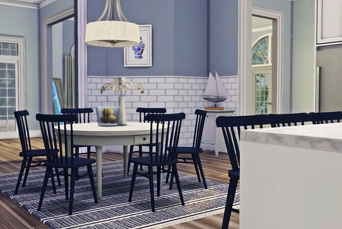 Sims 4 Tucker Dining Set: Chair, Barstool and Table at Sooky