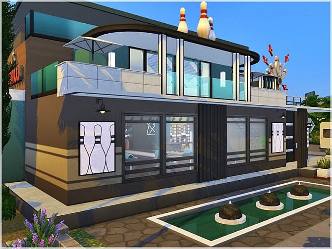 Sims 4 Bowling Club by Ray Sims at TSR