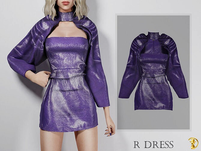 Sims 4 R Dress by turksimmer at TSR