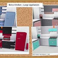 Retro Kitchen Large Appliances