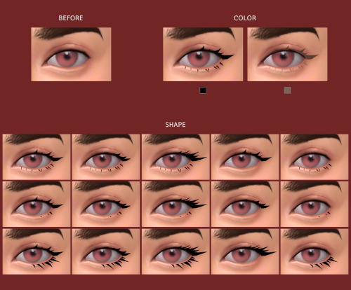 the sims 4 cc eyelashes maxis match