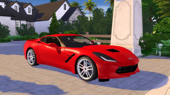 Sims 4 2014 Chevrolet Corvette C7 Z51 Stingray at Modern Crafter CC