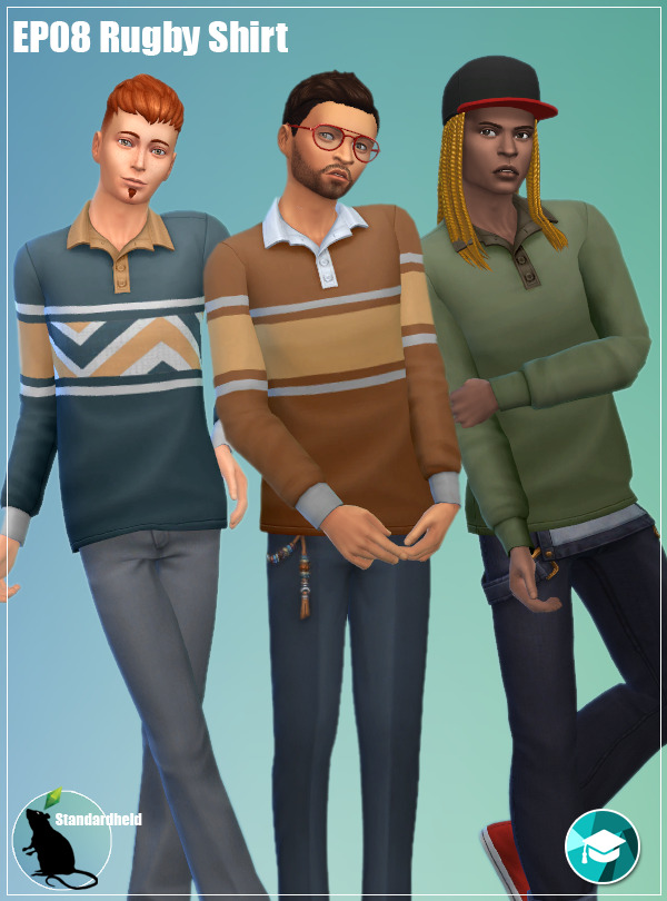 Sims 4 EP08 Rugby Shirt at Standardheld