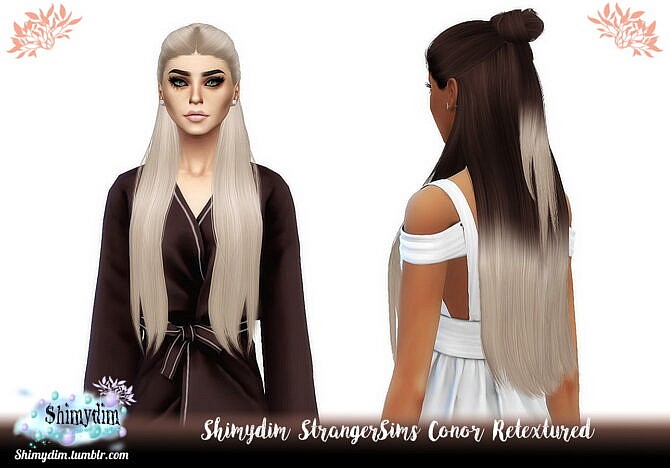 Sims 4 StrangerSims Conor Hair + Ombre at Shimydim Sims