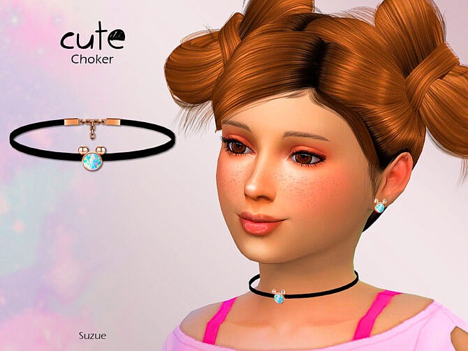 Sims 4 Cute Child Choker by Suzue at TSR