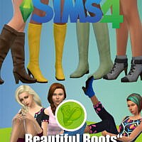 Beautiful Boots Fan Made Shoes Pack