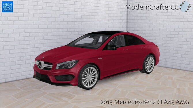 Sims 4 2015 Mercedes Benz CLA45 AMG at Modern Crafter CC