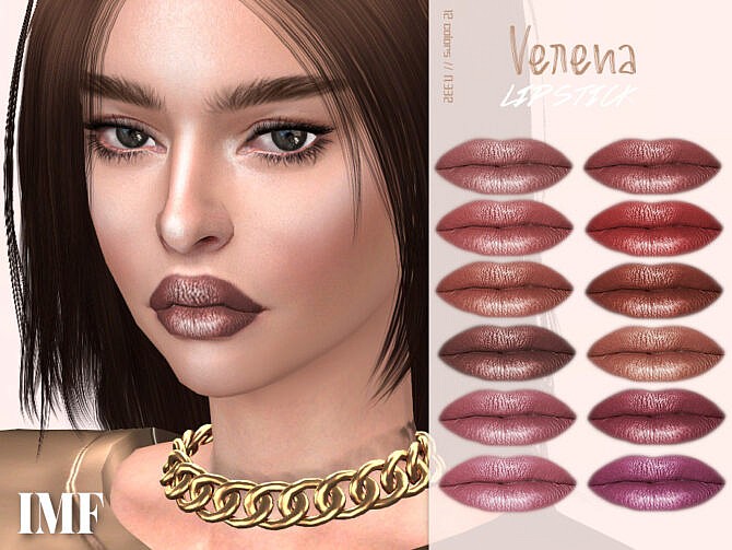 Sims 4 IMF Verena Lipstick N.332 by IzzieMcFire at TSR