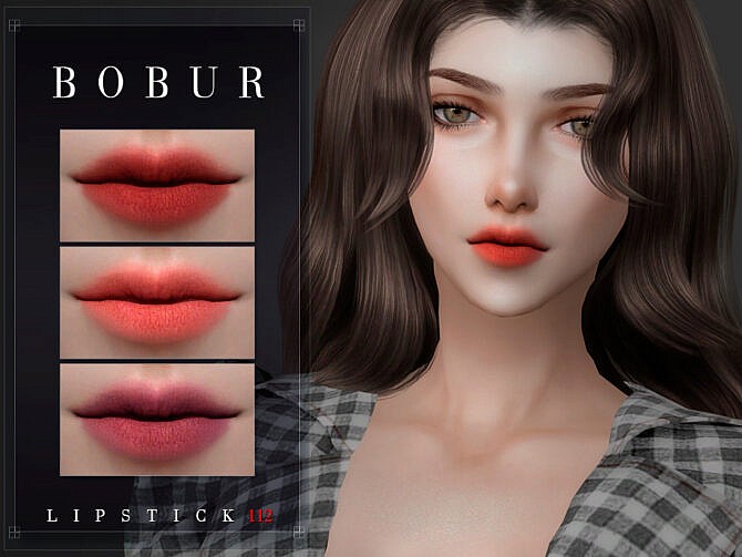 Sims 4 Lipstick 112 by Bobur3 at TSR