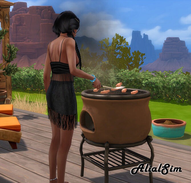 Sims 4 Grill at Alial Sim