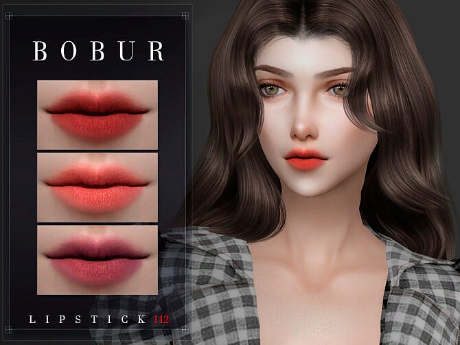 Sims 4 Lipstick 112 by Bobur3 at TSR