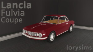 1965 Lancia Fulvia Coupe