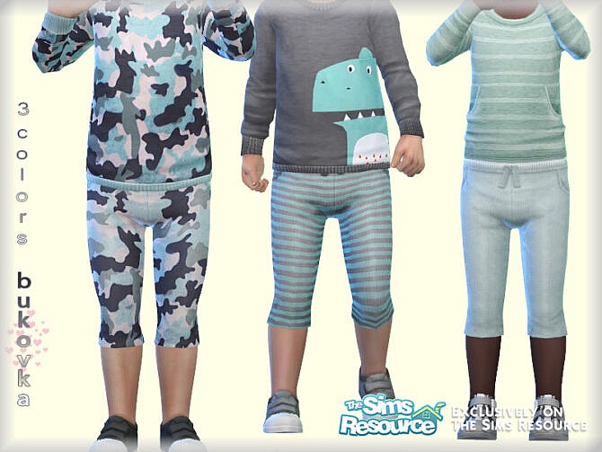 Sims 4 Toddler Pants by bukovka at TSR