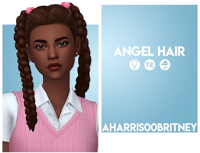 Sims 4 Angel Hair at AHarris00Britney