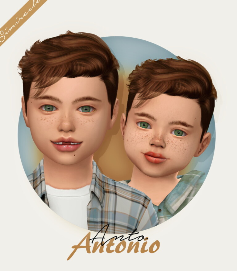 Прически male anto sims 4