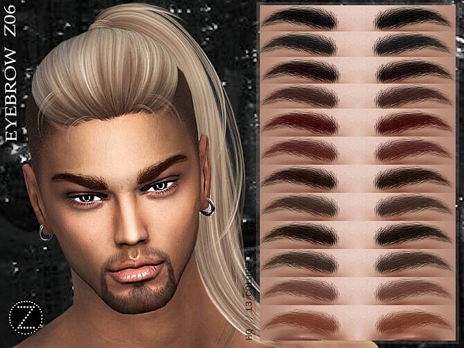 Sims 4 EYEBROWS Z07 by ZENX at TSR