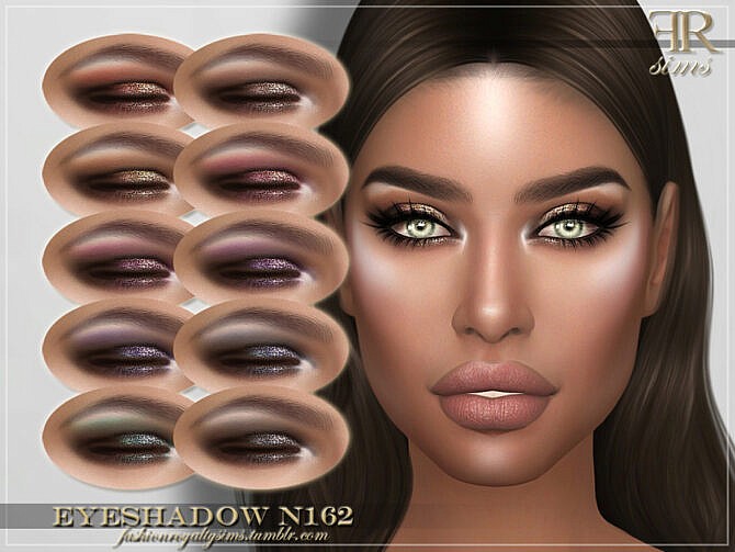 Sims 4 FRS Eyeshadow N162 by FashionRoyaltySims at TSR