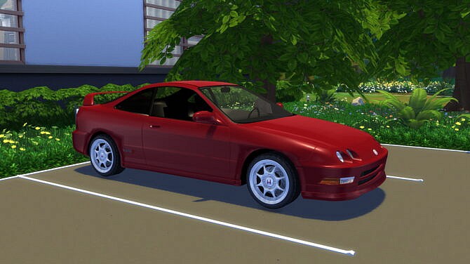 Sims 4 1995 Acura Integra Type R at Modern Crafter CC