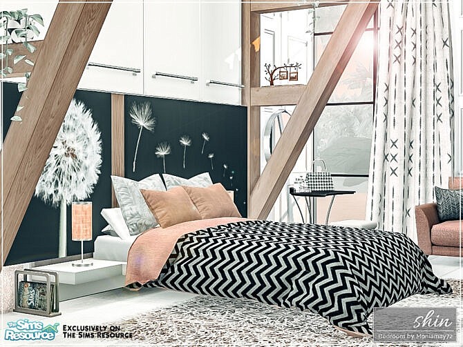 Sims 4 Shin Bedroom by Moniamay72 at TSR