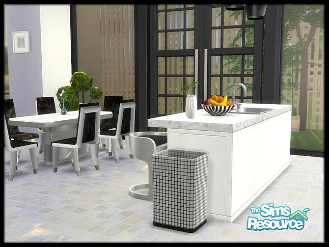 Sims 4 The Midnight Hour Kitchen Dining Set by seimar8 at TSR