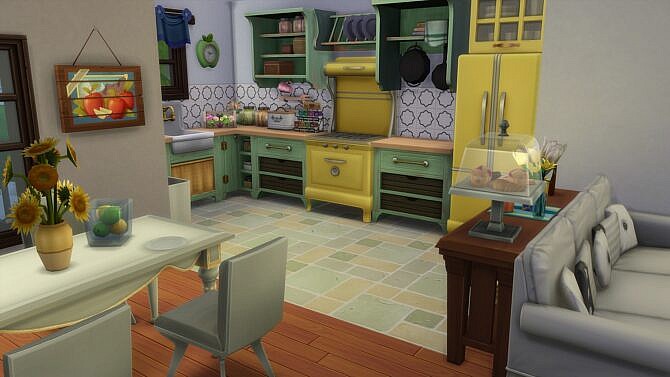 Sims 4 Tulipe home by Angerouge at Studio Sims Creation