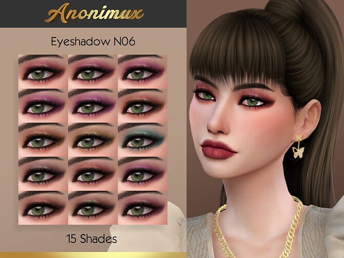 Sims 4 Eyeshadow N06 by Anonimux Simmer at TSR