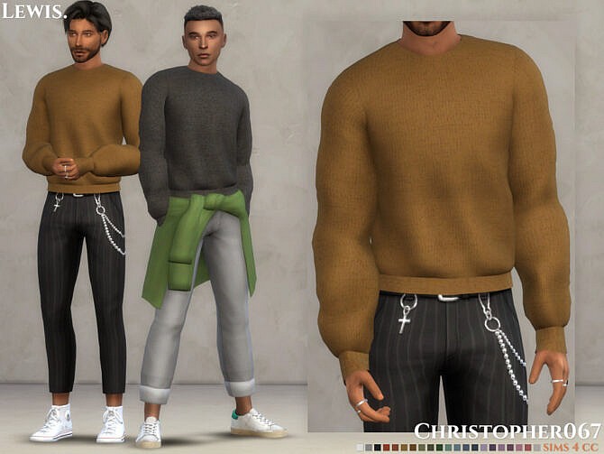Sims 4 Lewis Top by Christopher067 at TSR