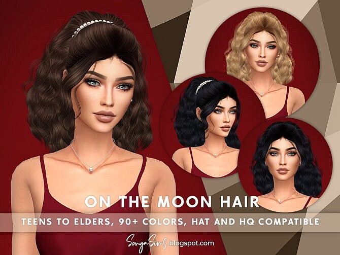Sims 4 On the Moon Hair at Sonya Sims