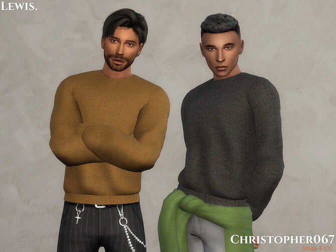 Sims 4 Lewis Top by Christopher067 at TSR