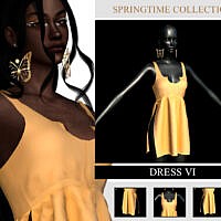 Springtime Collection Dress Vi By Viy Sims
