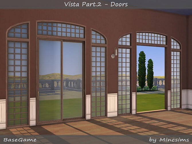 Sims 4 Vista Set Part.2 Doors by Mincsims at TSR