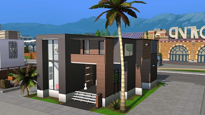 Sims 4 Riverside Modern Home by Radiophobe at TSR