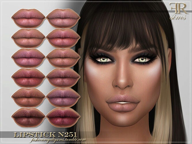 Frs Lipstick N251 By Fashionroyaltysims