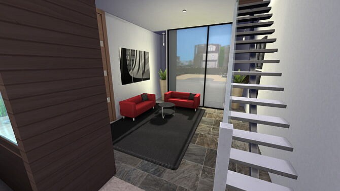 Sims 4 Riverside Modern Home by Radiophobe at TSR