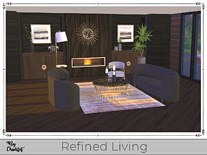 Refined Living Sitting Room By Chicklet