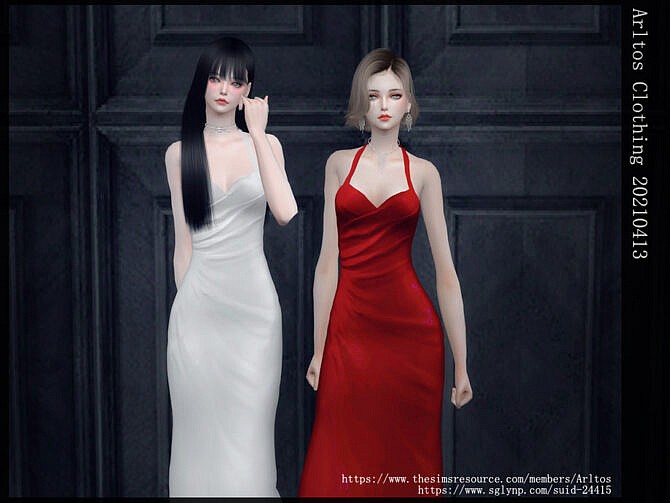 Sims 4 Dress 20210413 by Arltos at TSR