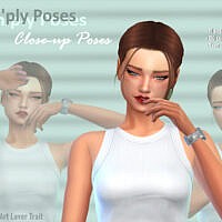 Sim’ply Cas Close-up Poses By Idavt