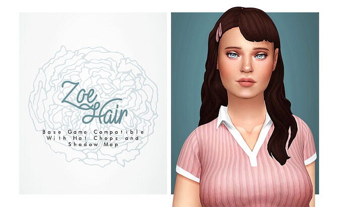 Sims 4 Zoe Hair at Isjao