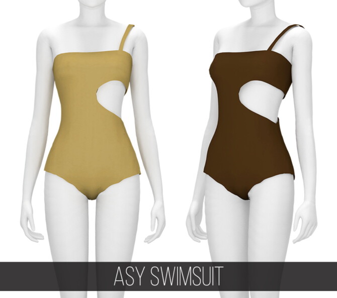 Sims 4 ASY SWIMSUIT at Fifths Creations