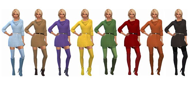 Sims 4 EP01 WOOL THIGH HIGHS at Sims4Sue