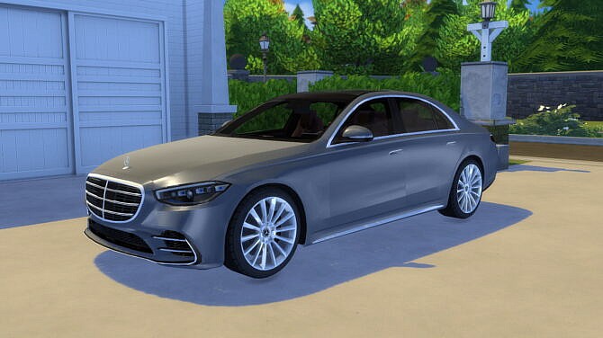 Sims 4 2021 Mercedes Benz S Class at LorySims