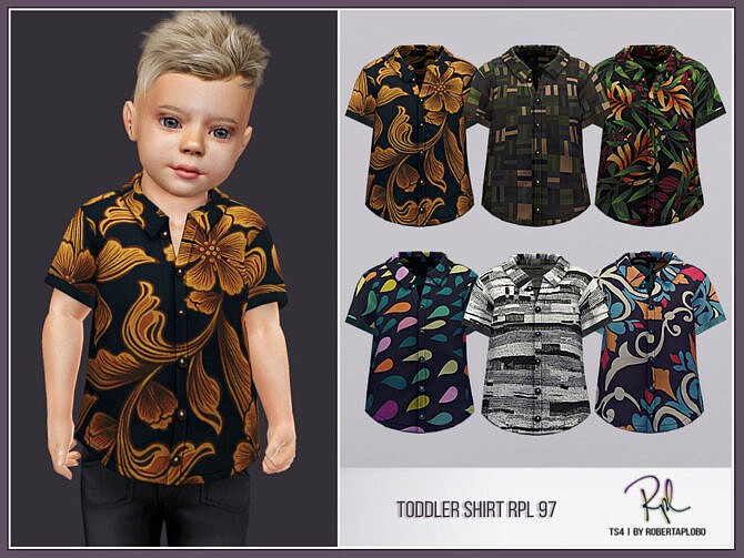 Sims 4 Shirt for Toddler RPL97 by RobertaPLobo at TSR