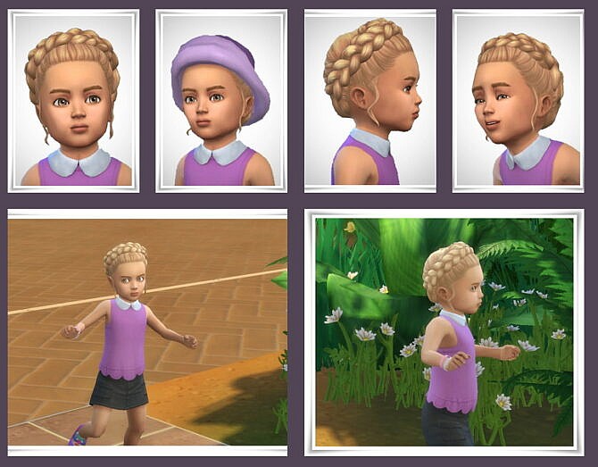 Sims 4 Verity Toddler Hair at Birksches Sims Blog