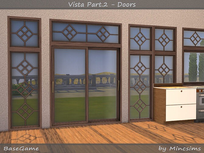 Sims 4 Vista Set Part.2 Doors by Mincsims at TSR