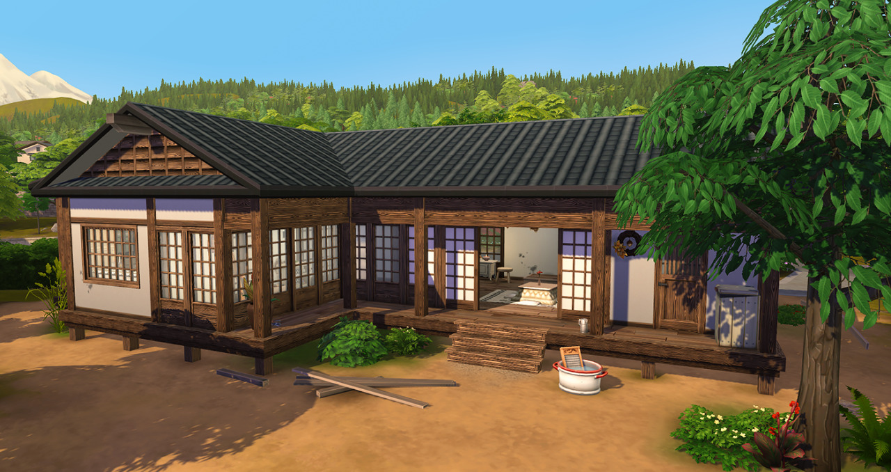 Old-fashioned building at Simsontherope » Sims 4 Updates