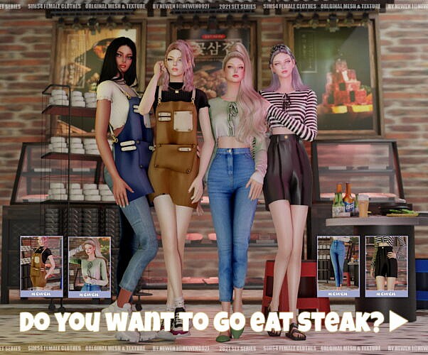 Do You Want To Go Eat Steak With Me? Set